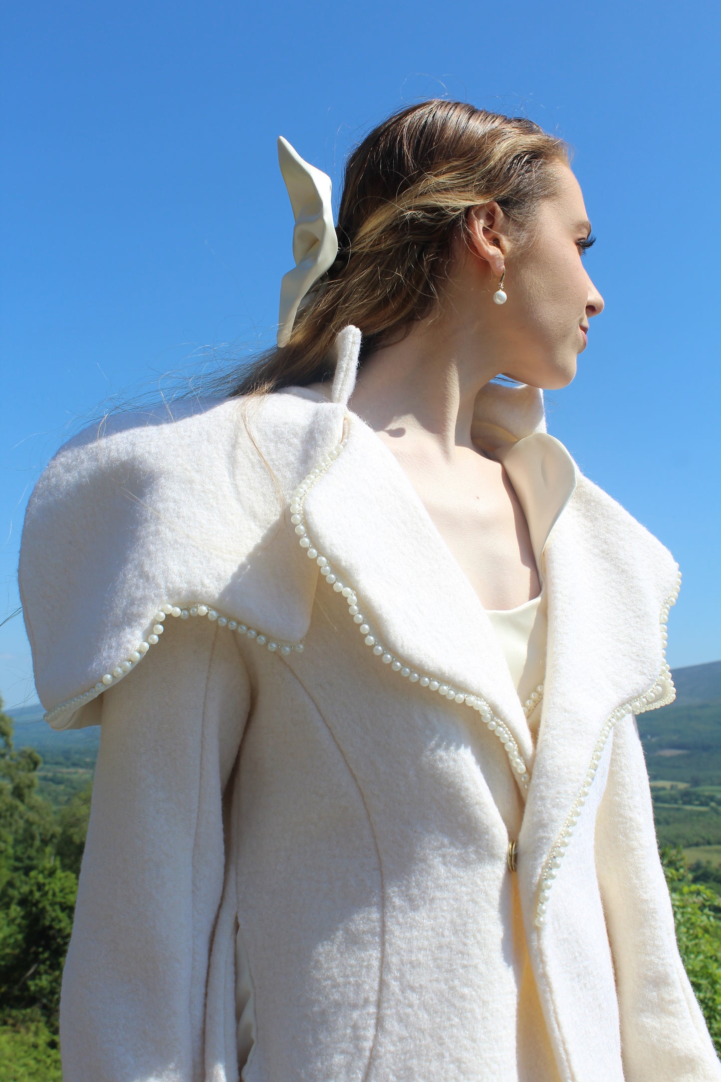 Cream Cloud Wool Coat