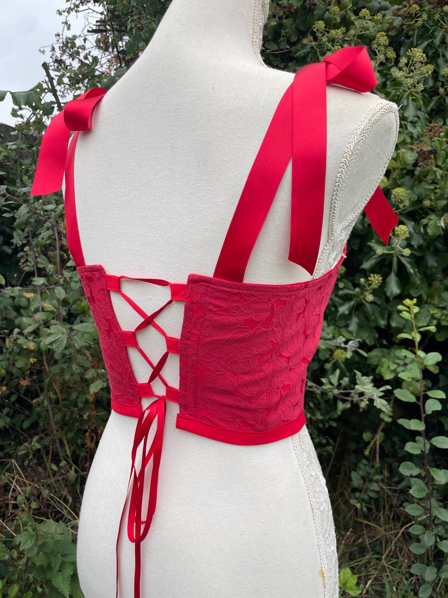 Blathnaid Red Corset Top